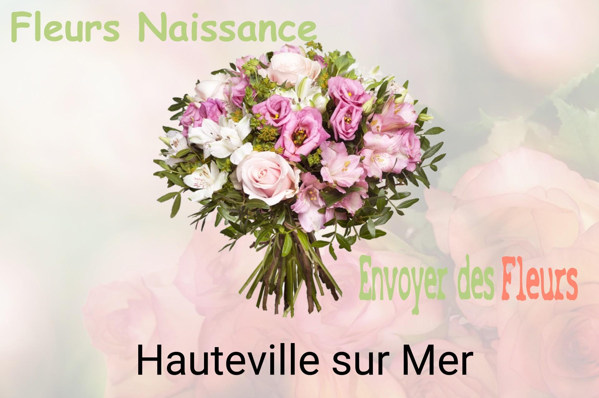 Bouquet de fleurs de naissance livré à Hauteville-sur-Mer